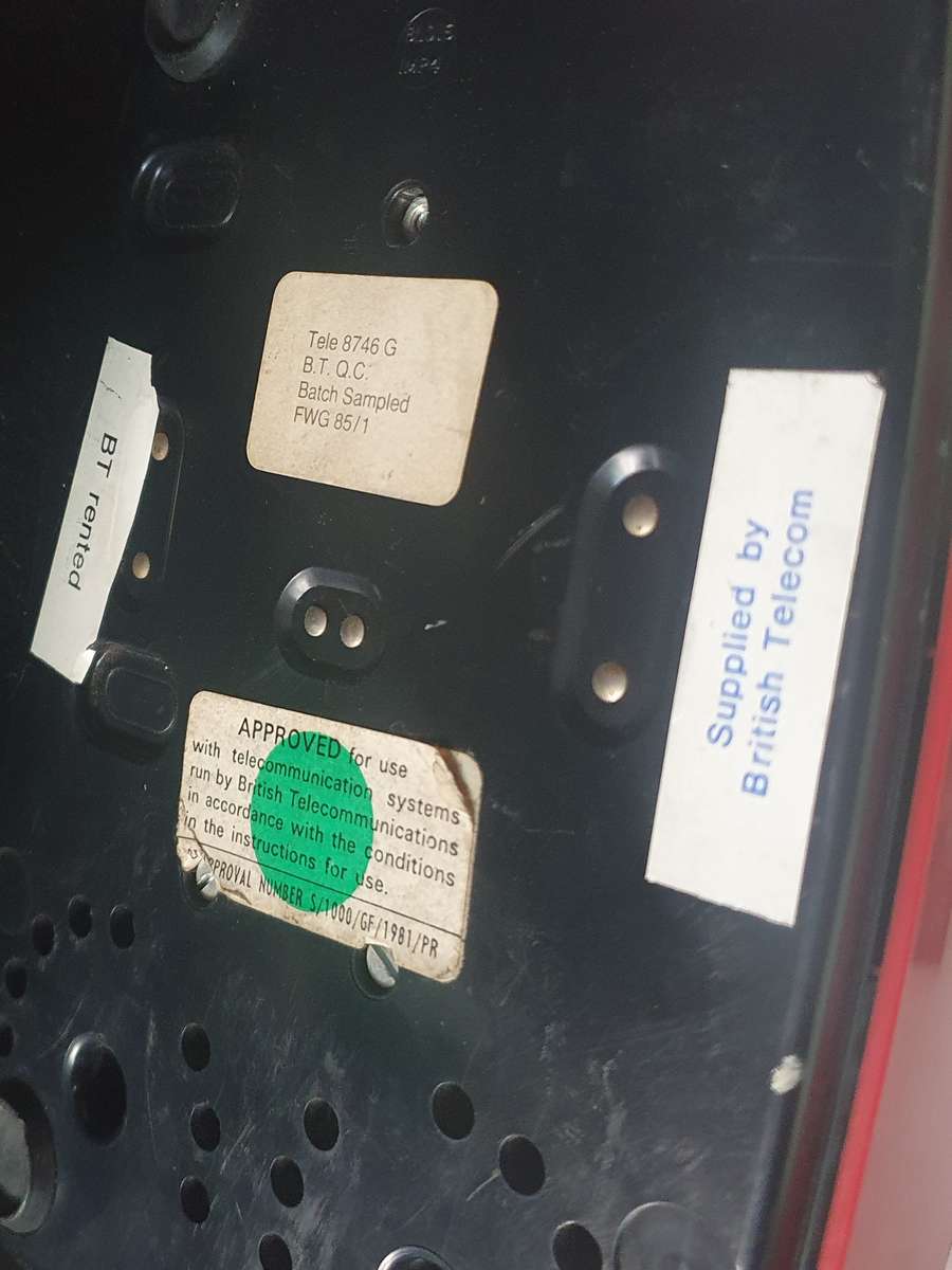 RETRO TURN DIAL TELEPHONE . BRITISH TELECOM.