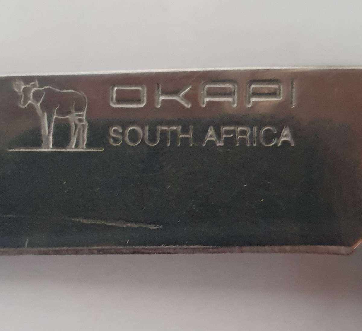 ORIGINAL OKAPI FOLDING KNIFE. ROSEWOOD. VERY GOOD CONDITION.