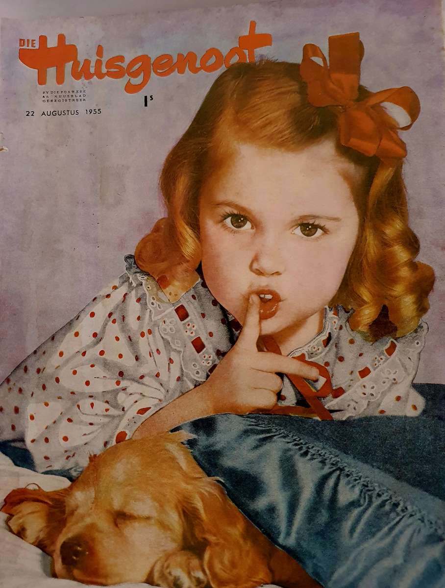 22 AUG.  1955  DIE HUISGENOOT.  BIG FORMAT .28CM W X 35CM L.