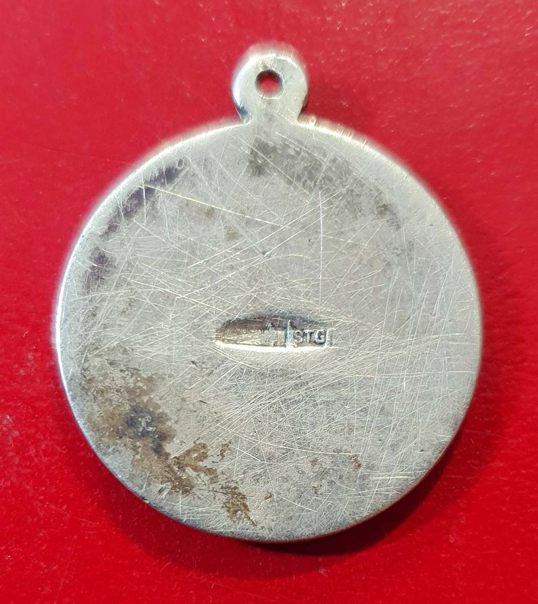 STERLING SILVER SAINT CHRISTOPHER PENDANT