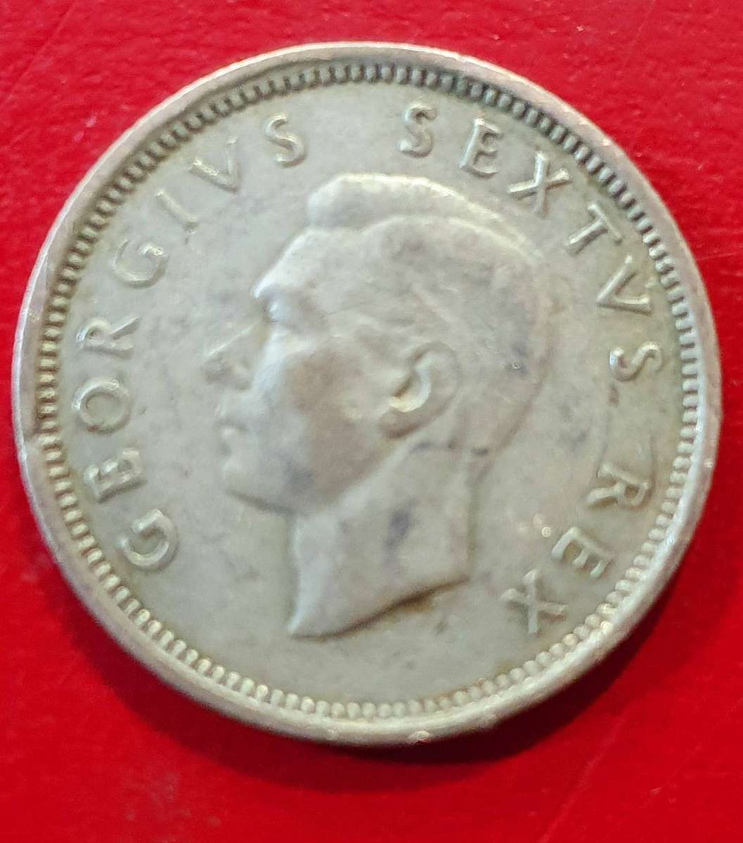 1951  6 Pence - George VI SUID AFRIKA - SOUTH AFRICA Silver (.500)  2.83 g