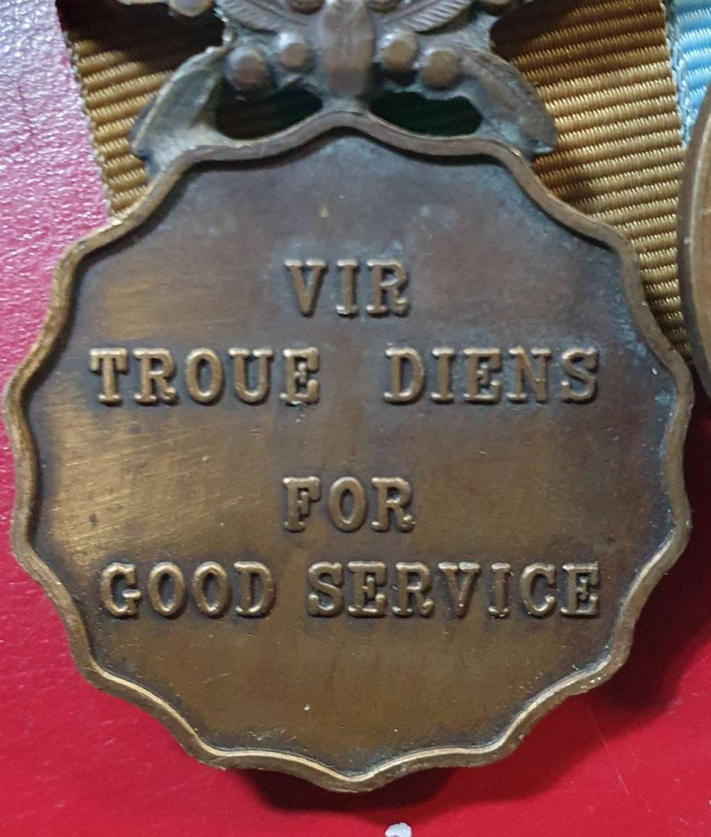 SADF MEDAL SET . FULL SIZE. NUMBERED. MOUNTED.