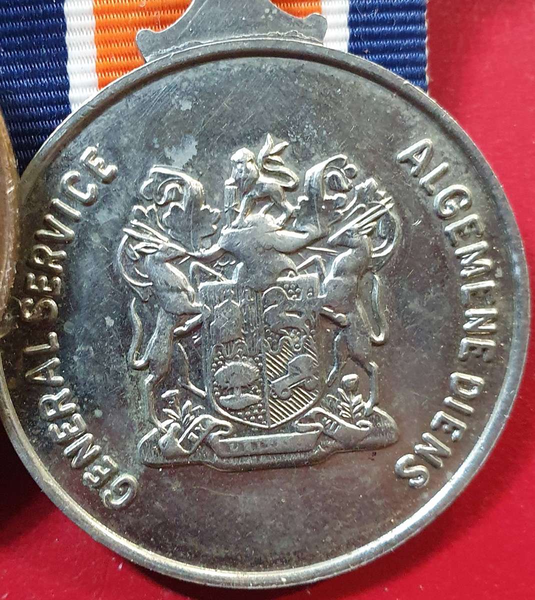 SADF MEDAL SET . FULL SIZE. NUMBERED. MOUNTED.