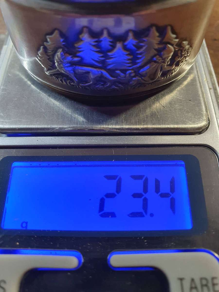 ANTIQUE Little Red Riding Hood SERVIETTE RING Gerofabriek Zeist Netherlands