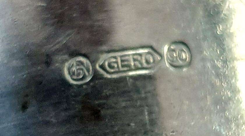 ANTIQUE Little Red Riding Hood SERVIETTE RING Gerofabriek Zeist Netherlands