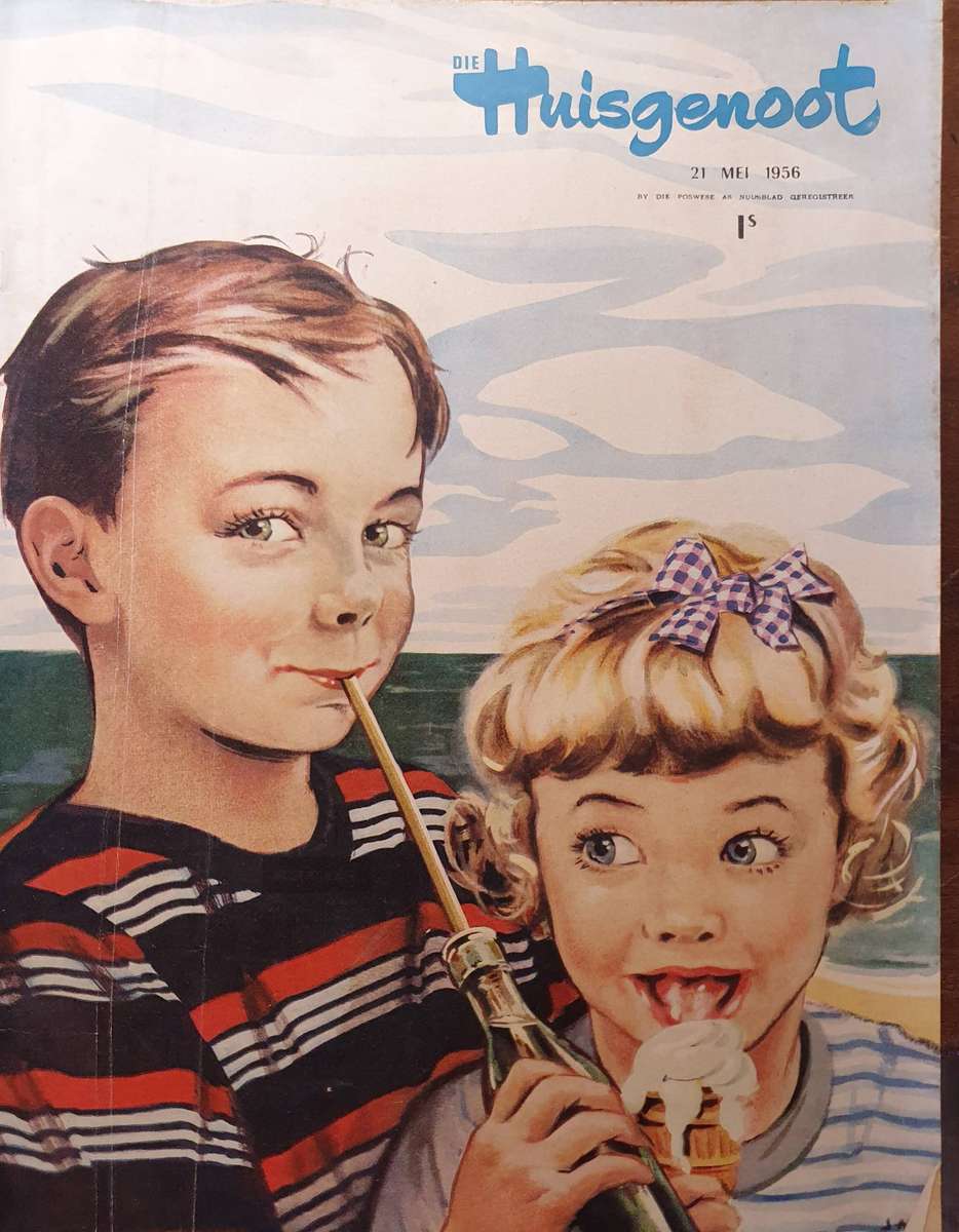 21 MEI. 1956.  DIE HUISGENOOT. BIG FORMAT 28CM W X 35CM L.