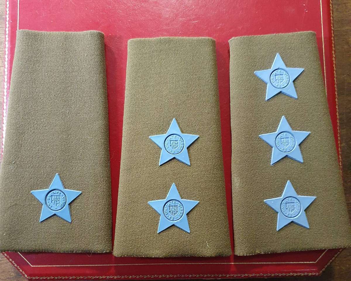 3 X SADF- SAAF  RANK SLIDES. 1ST LT- CAPT.