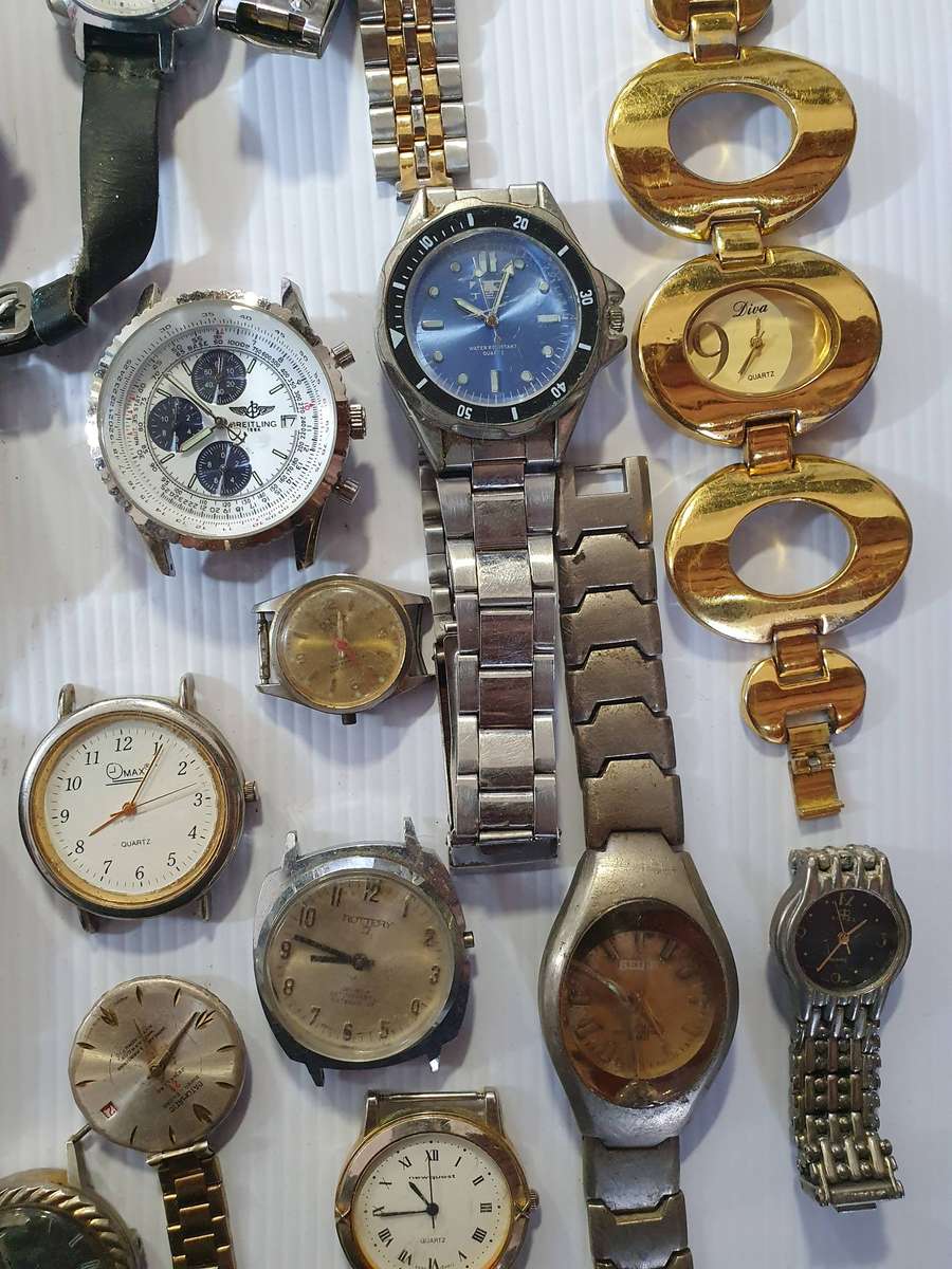 50 X + WATCHES FROM WATCH SHOP REPAIR ESTATE.