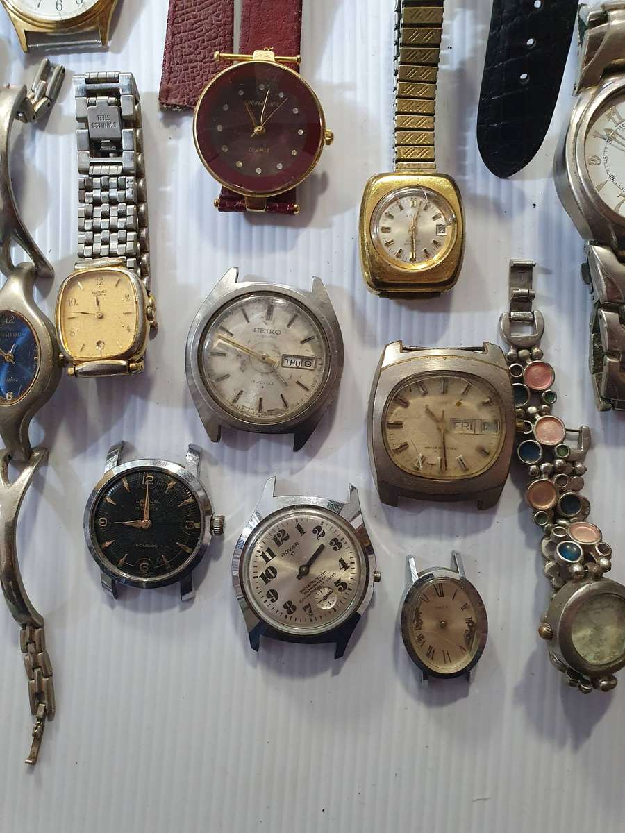 50 X + WATCHES FROM WATCH SHOP REPAIR ESTATE.