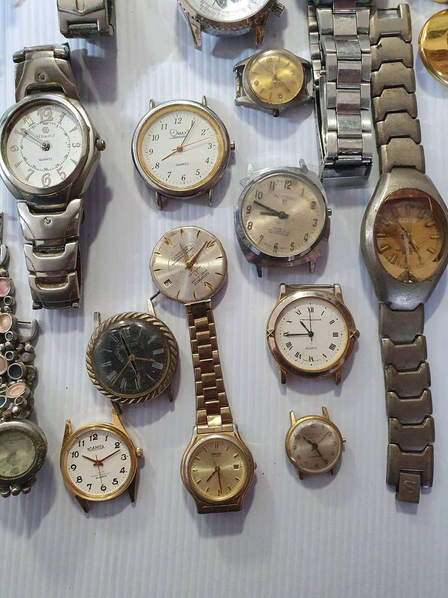 50 X + WATCHES FROM WATCH SHOP REPAIR ESTATE.