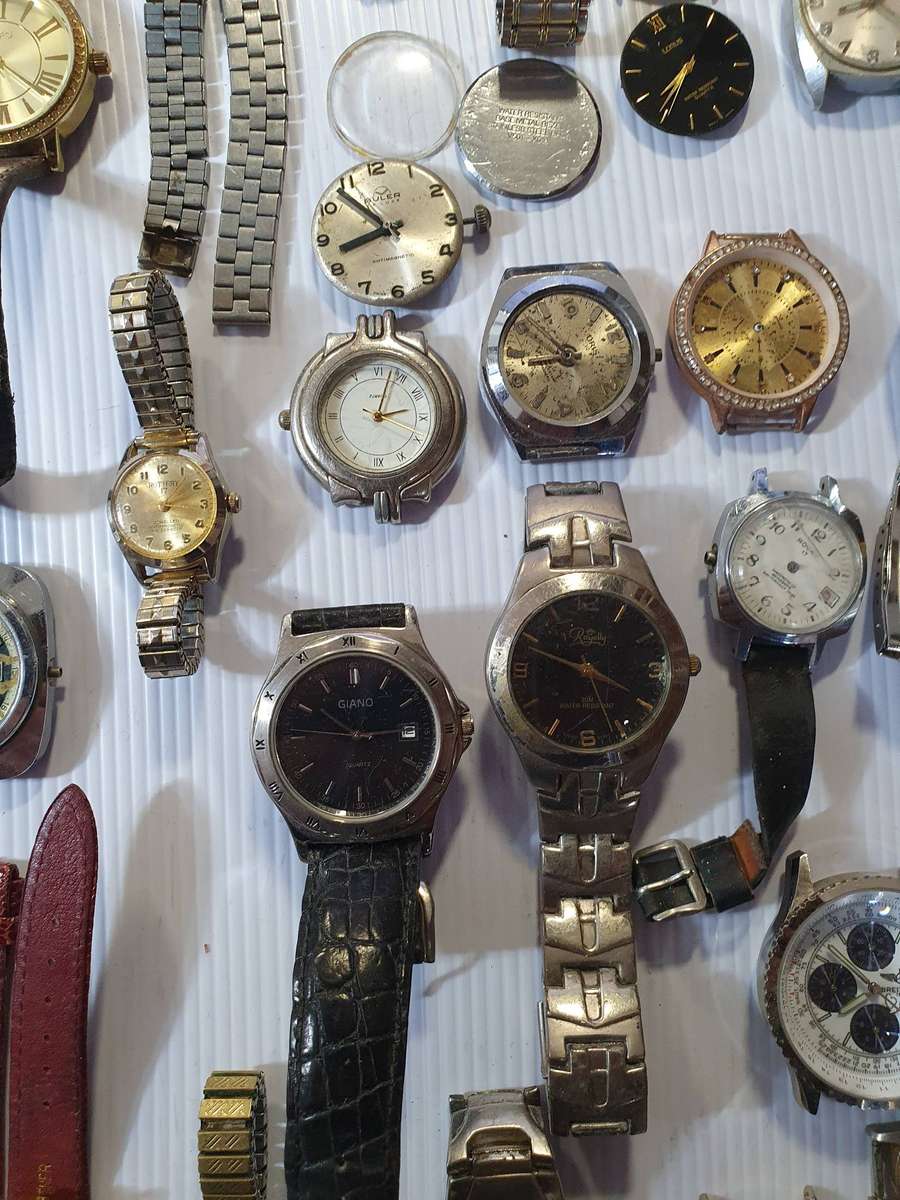 50 X + WATCHES FROM WATCH SHOP REPAIR ESTATE.
