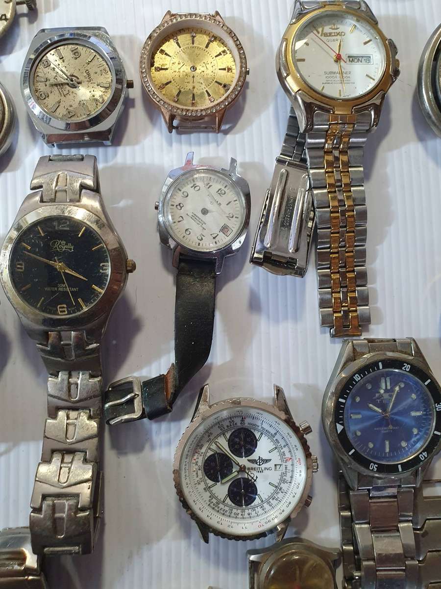 50 X + WATCHES FROM WATCH SHOP REPAIR ESTATE.