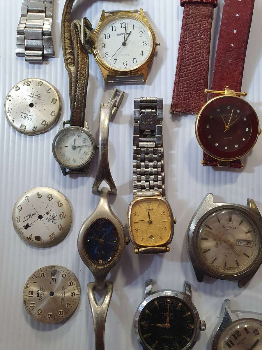 50 X + WATCHES FROM WATCH SHOP REPAIR ESTATE.