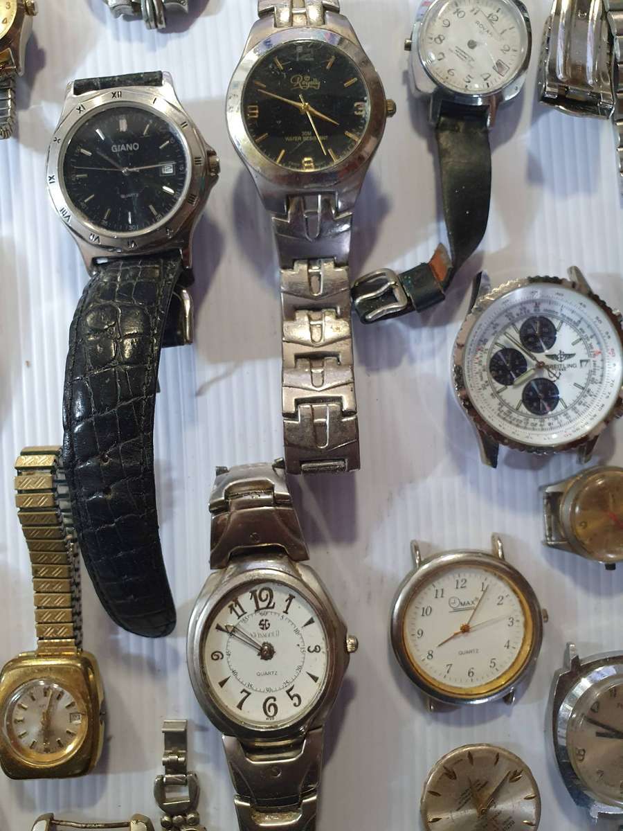 50 X + WATCHES FROM WATCH SHOP REPAIR ESTATE.