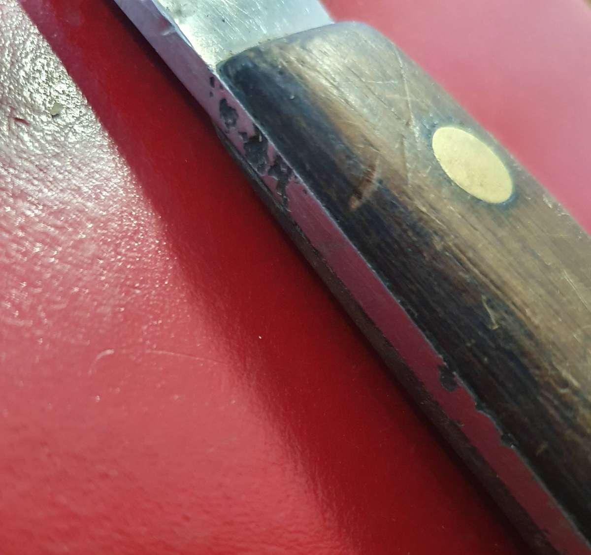ANTIQUE HUNTING KNIFE. 230mm LONG