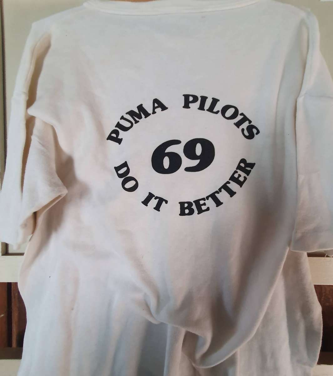 SADF - SAAF - 1980s 19th SQUADRON T. SHIRT. S-M