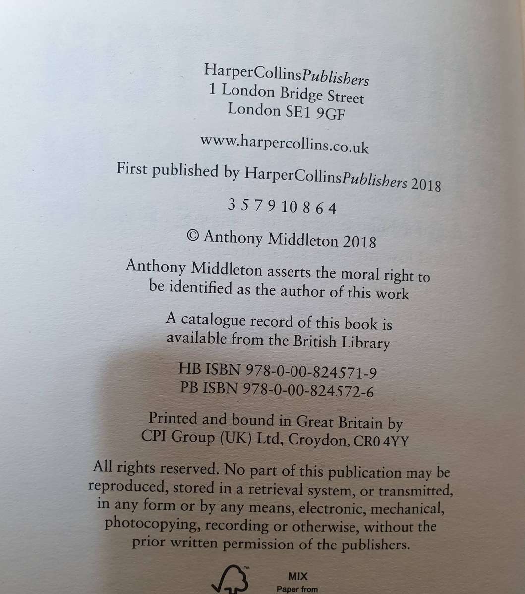 First Man In:Leading from the Front. Sniper, soldier, survivor. A. Middleton. FIRST EDD.HARD COVER.