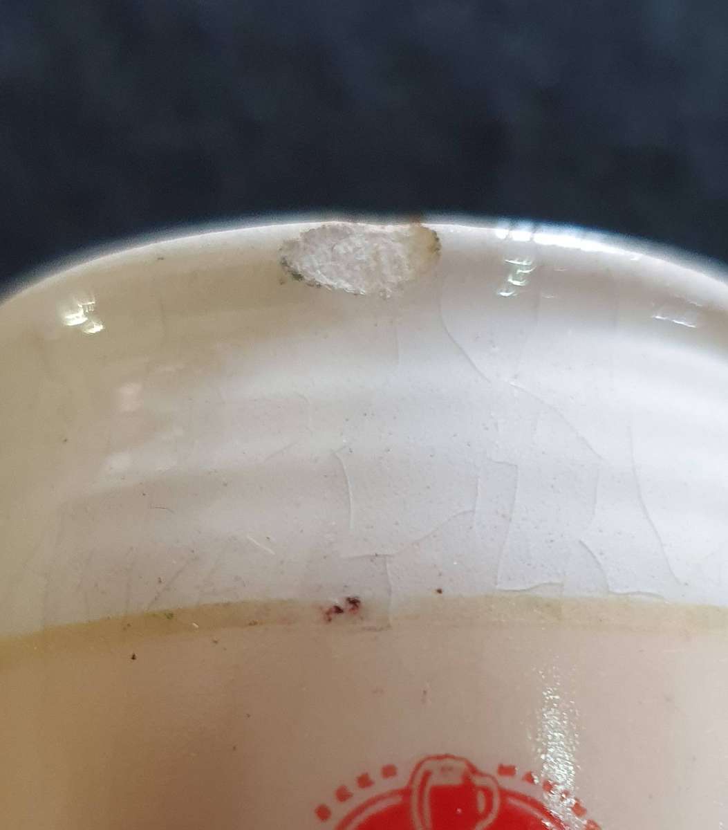 VINTAGE CASTLE LAGER BIG PORCELAIN SALT AND PEPPER SHAKERS.