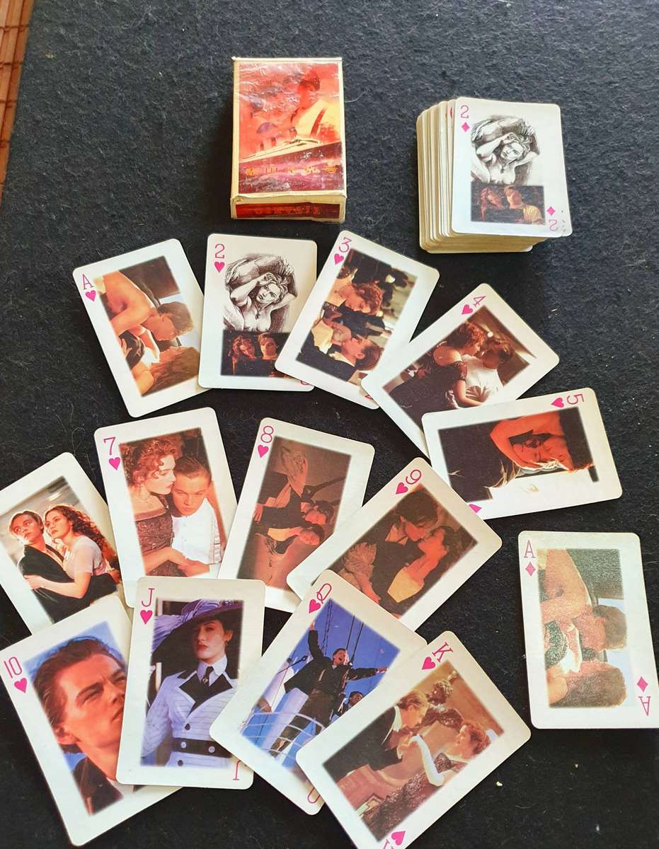 1997 TITANIC PLAYING CARDS. FULL DECK WITH JOKERS.
