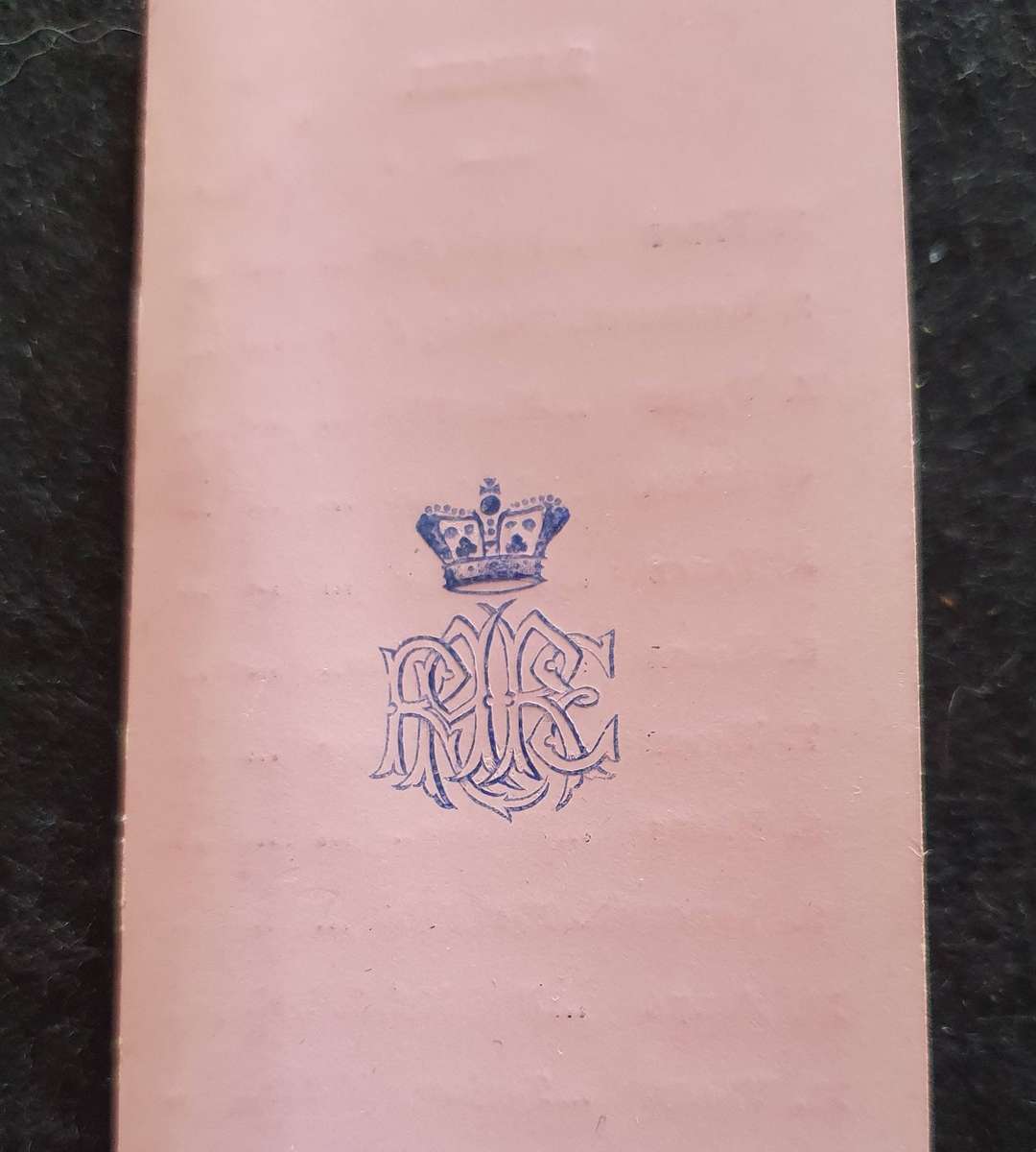 1937 KING GEORGE REX  CORONATION DANCE - DANCE CARD WITH PENCIL.