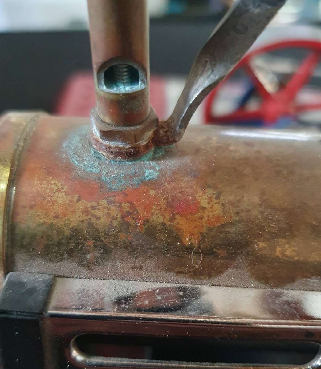 VINTAGE MAMOD ENGLAND STEAM ENGINE. TWIN CYLINDER.