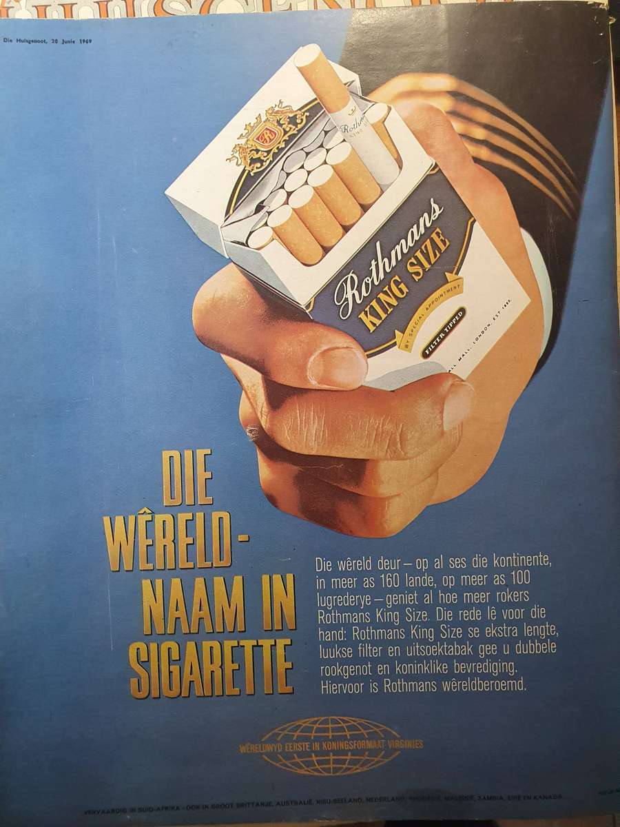 20 JUN. 1969. KOMANDOS REG VIR TERRORISTE.  DIE HUISGENOOT. COLLECTORS EDD.