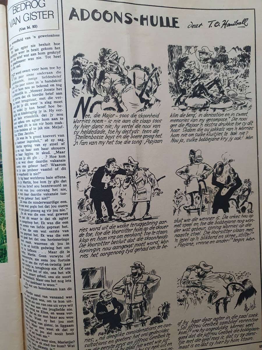 JUL. 1971. ONS MANNE OP DIE GRENS. COLLECTORS EDD. BIG FORMAT HUISGENOOT.