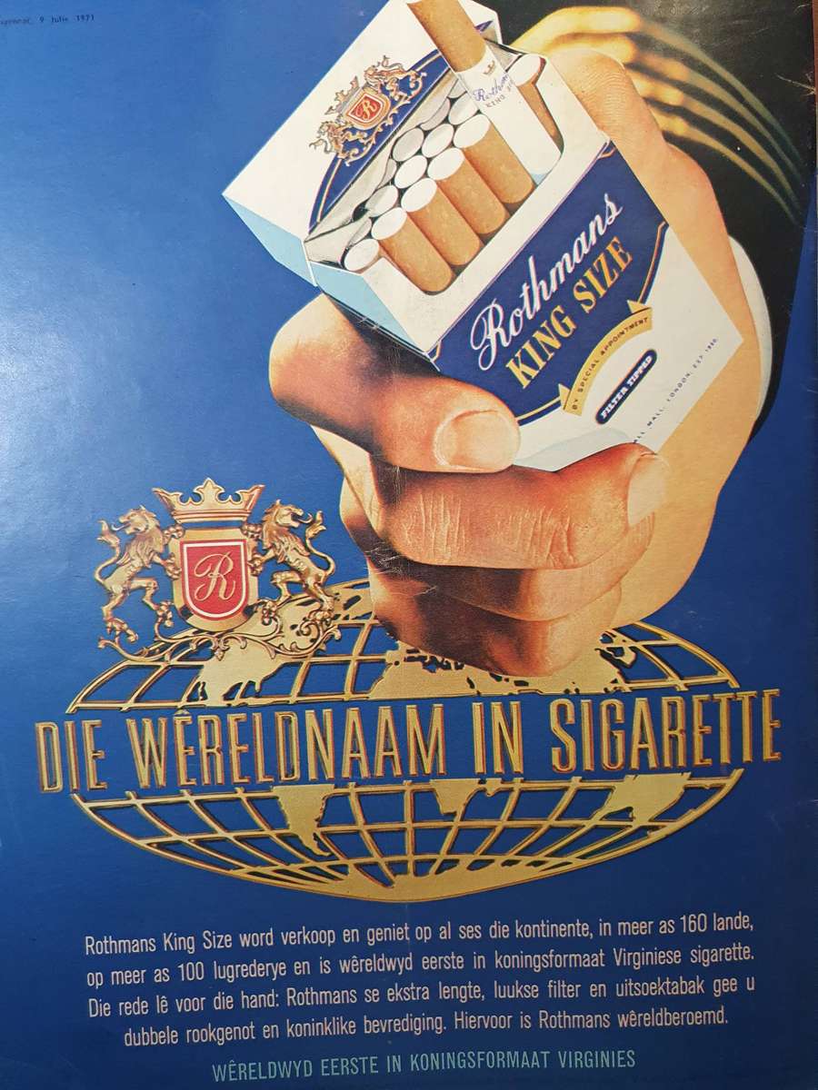 JUL. 1971. ONS MANNE OP DIE GRENS. COLLECTORS EDD. BIG FORMAT HUISGENOOT.