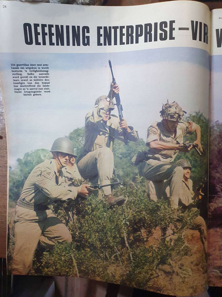 NOV. 1969.. OEFENING ENTERPRISE.  COLLECTORS EDD. BIG FORMAT HUISGENOOT.