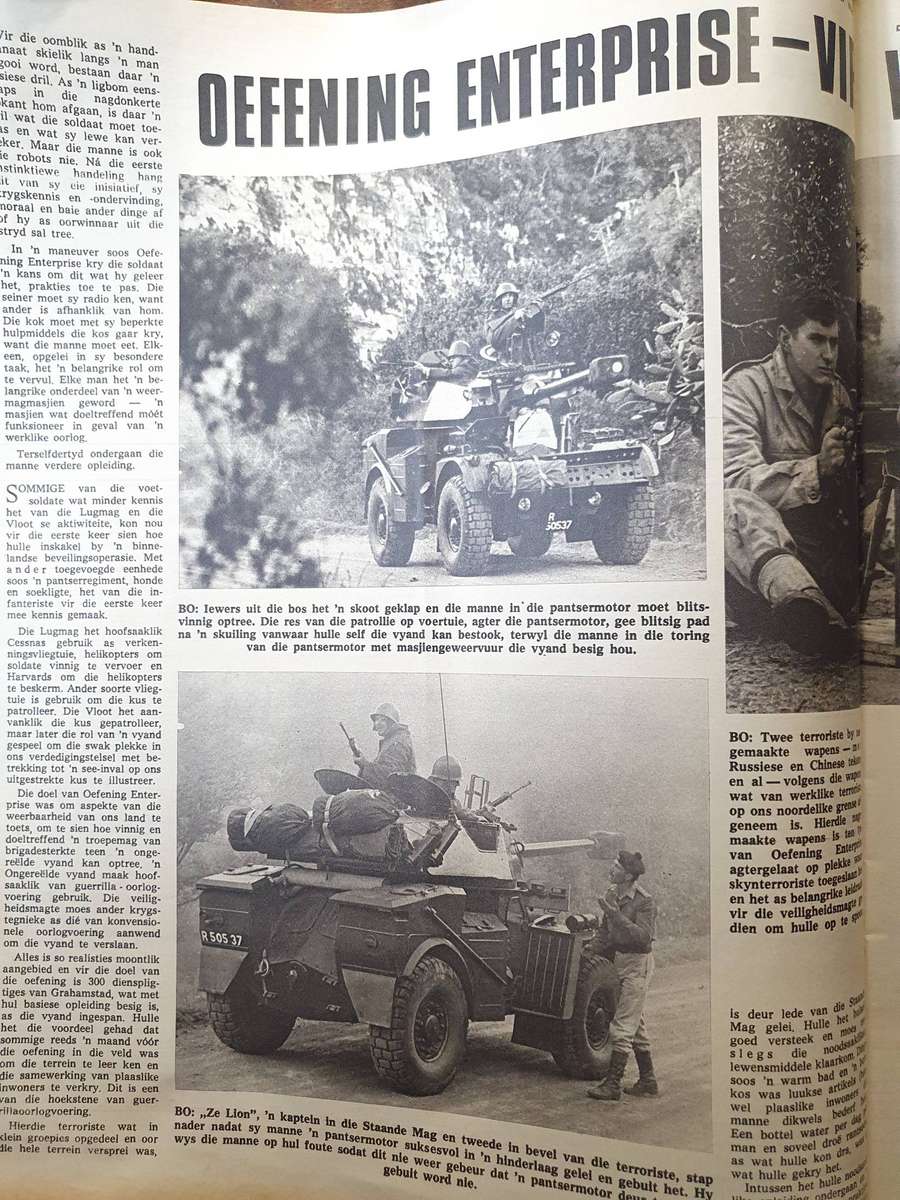 NOV. 1969.. OEFENING ENTERPRISE.  COLLECTORS EDD. BIG FORMAT HUISGENOOT.