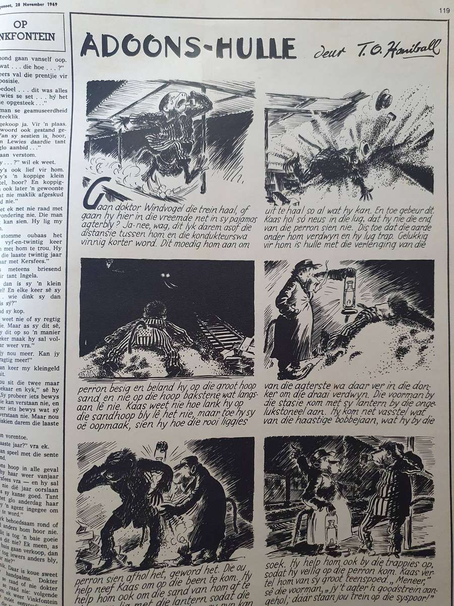 NOV. 1969.. OEFENING ENTERPRISE.  COLLECTORS EDD. BIG FORMAT HUISGENOOT.