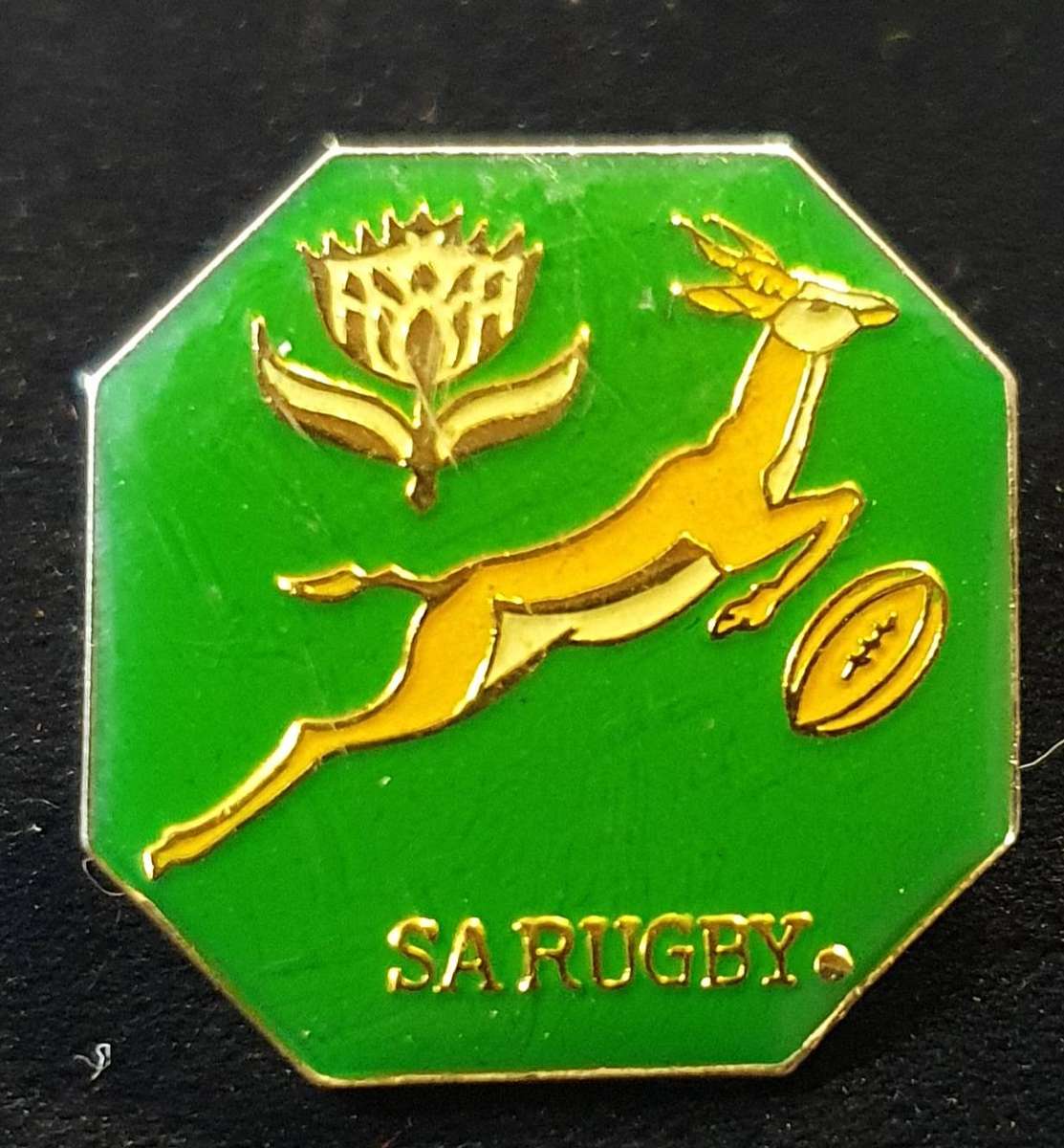 OFFICIAL SARFU SPRINGBOK RUGBY PIN.