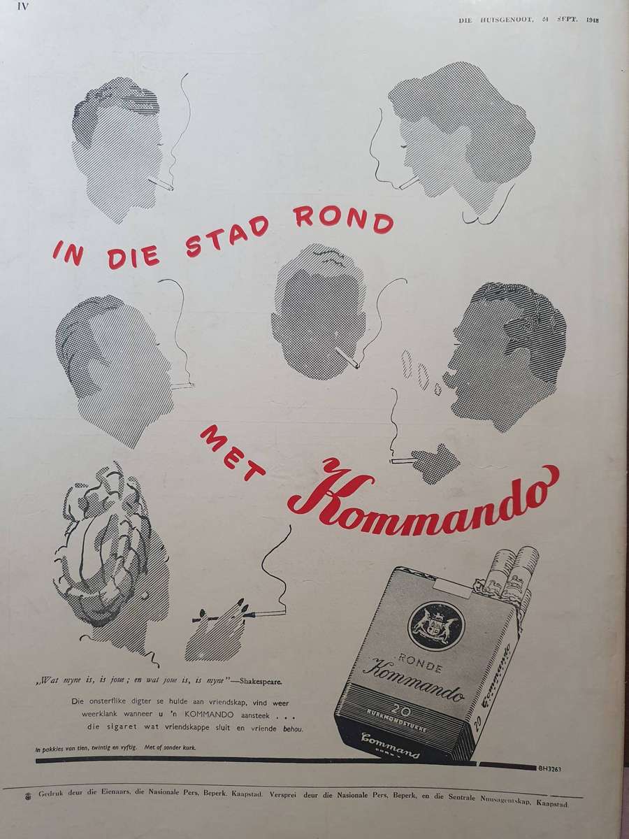 24 SEPT  1948. DIE HUISGENOOT. COLLECTORS EDD. BIG FORMAT 28CM W X 35CM L.