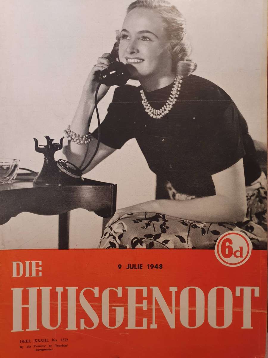 9 JUL. 1948. DIE HUISGENOOT. COLLECTORS EDD. BIG FORMAT 28CM W X 35CM L.