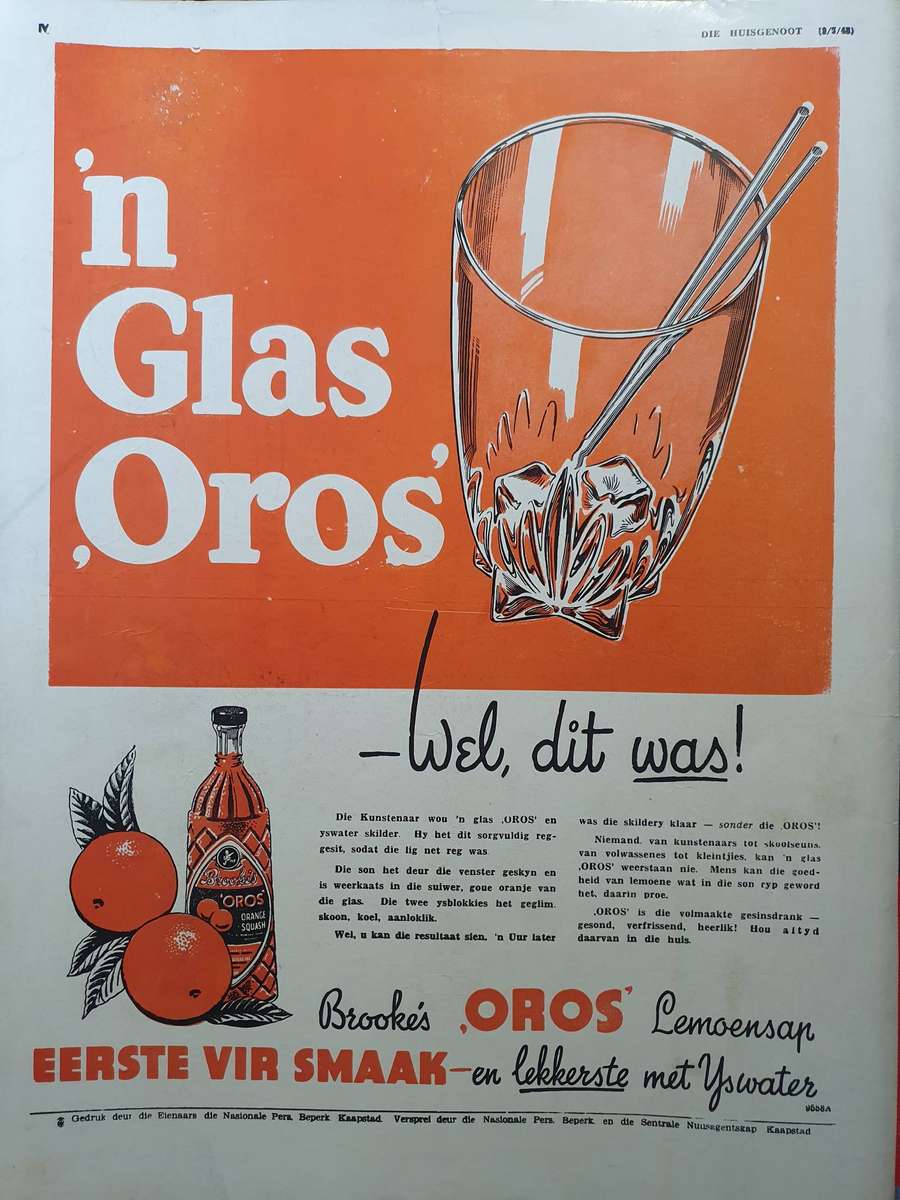 9 JUL. 1948. DIE HUISGENOOT. COLLECTORS EDD. BIG FORMAT 28CM W X 35CM L.