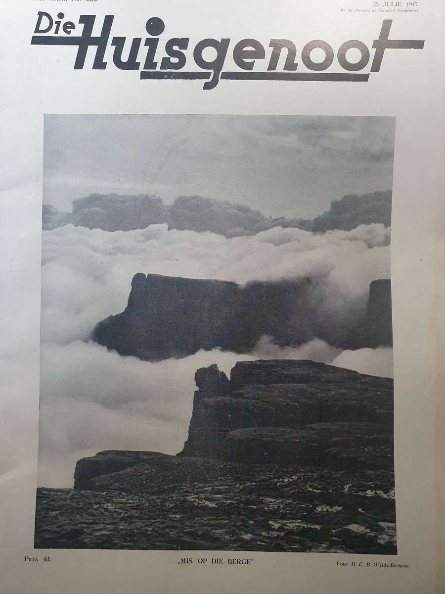 25 JUL. 1947  DIE HUISGENOOT. COLLECTORS EDD. BIG FORMAT 28CM W X 35CM L.