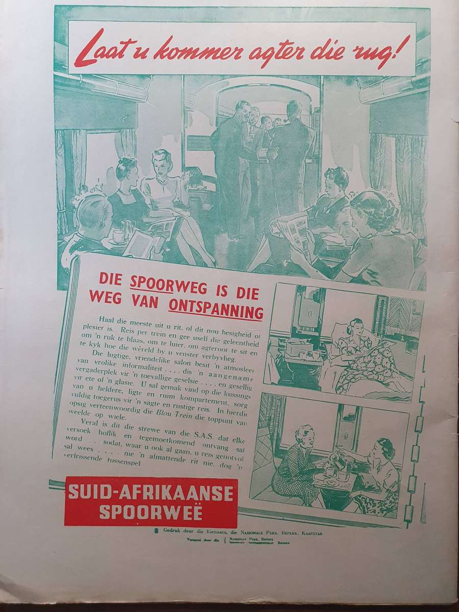 23 MEI 1947. DIE HUISGENOOT. COLLECTORS EDD. BIG FORMAT 28CM W X 35CM L.