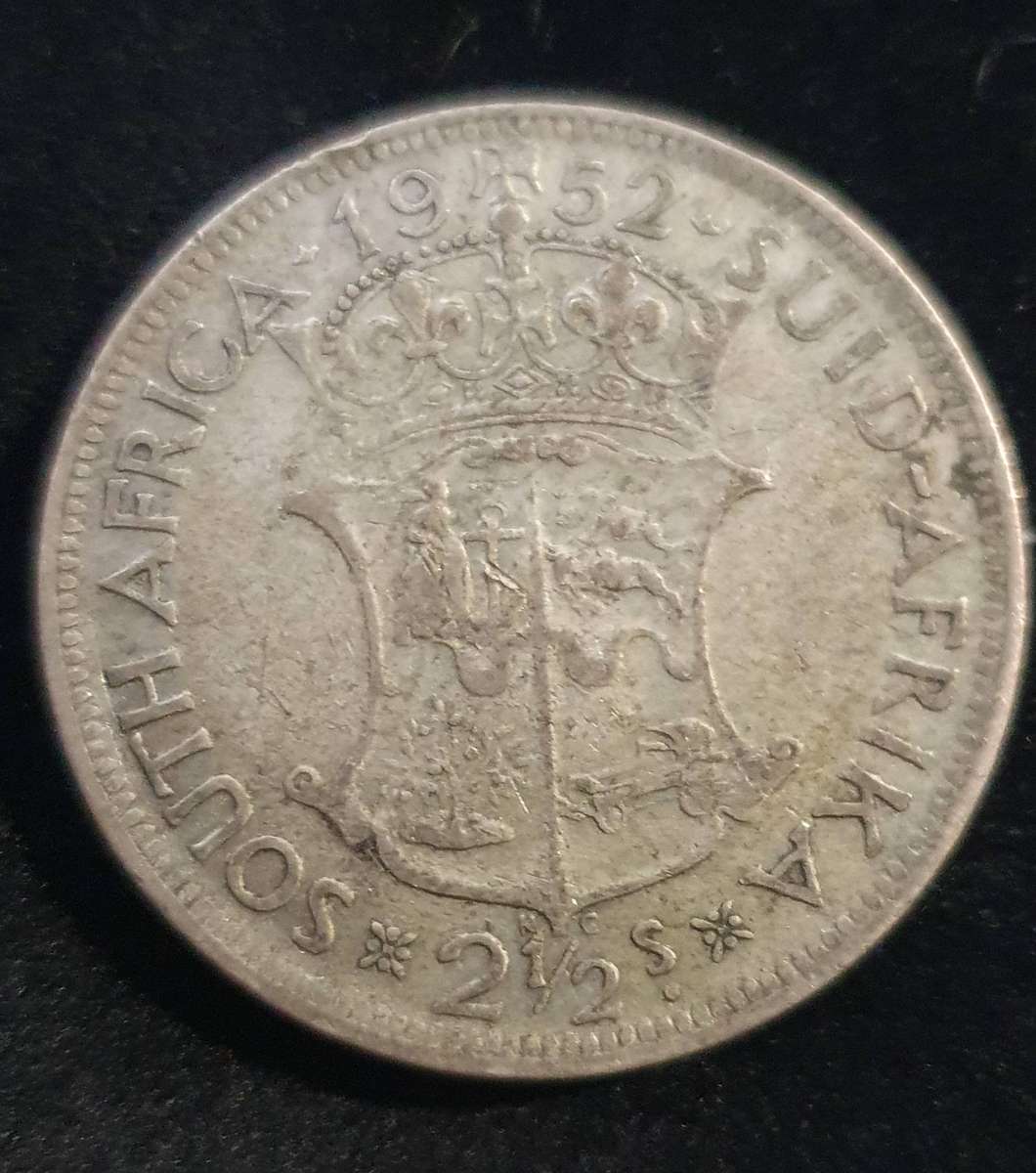 1952 2½ Shillings - George VI. Silver (.500) 14.14 g