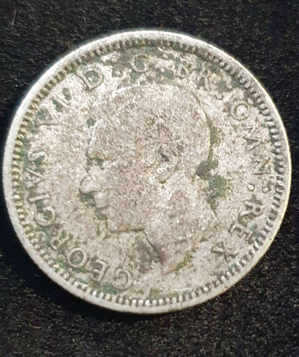 1946 6 Pence - George VI. Silver (.500)