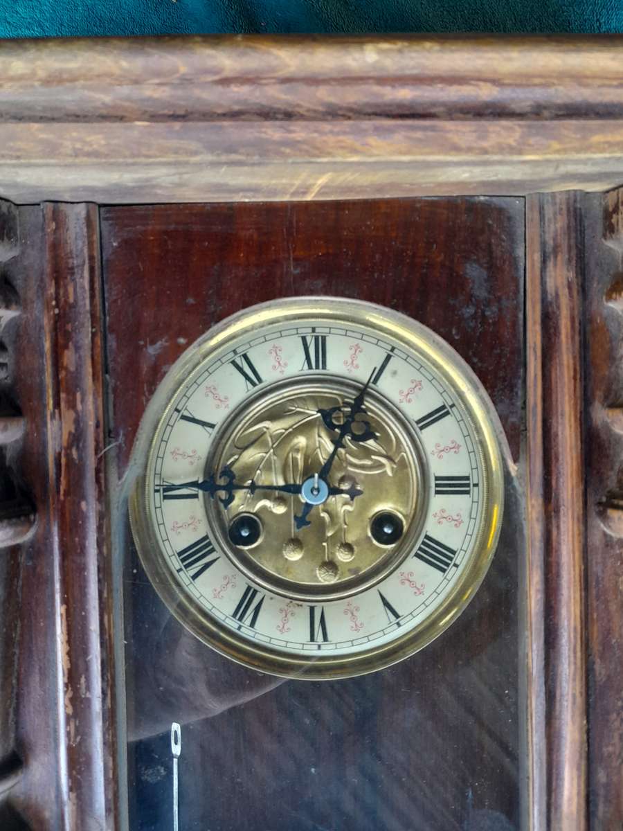 Vintage Gustav Becker Vienna wall clock -- Not Working--