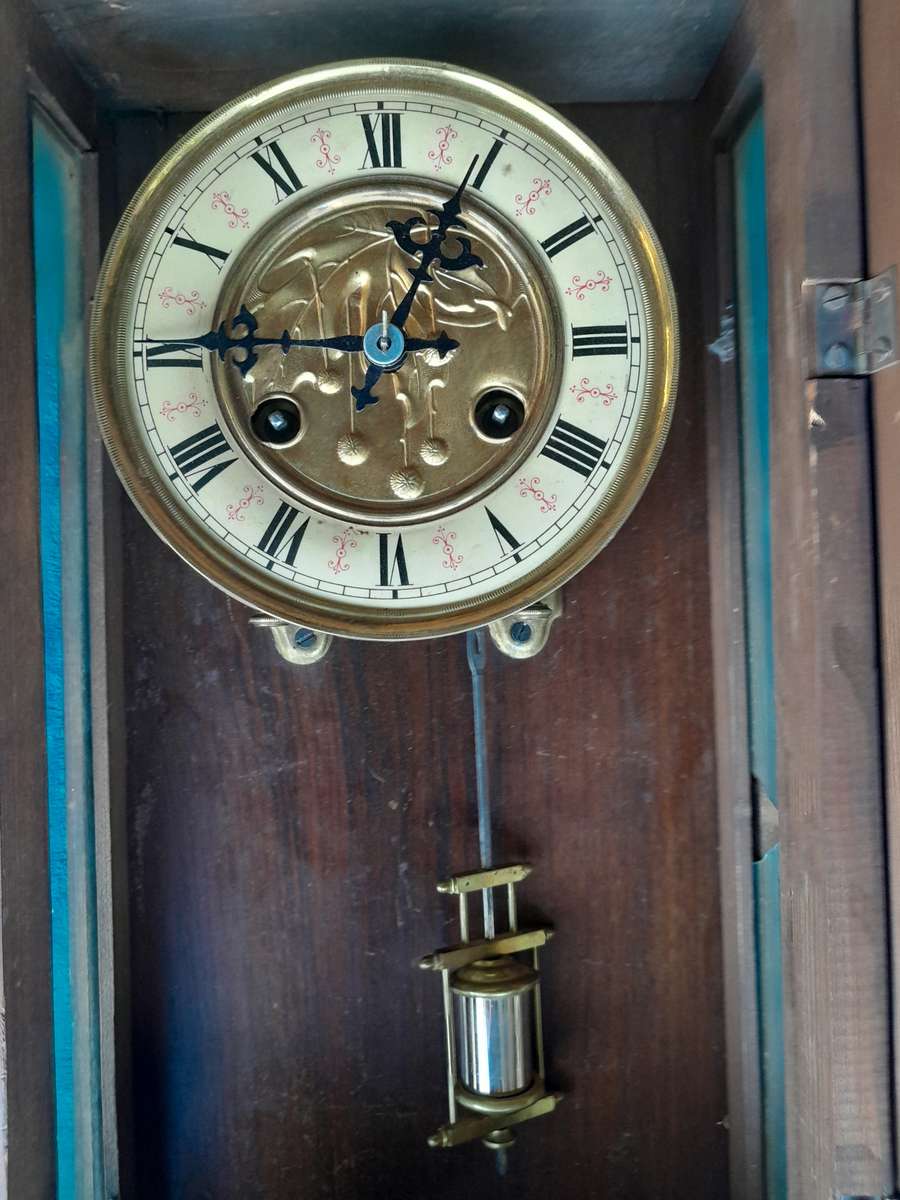 Vintage Gustav Becker Vienna wall clock -- Not Working--