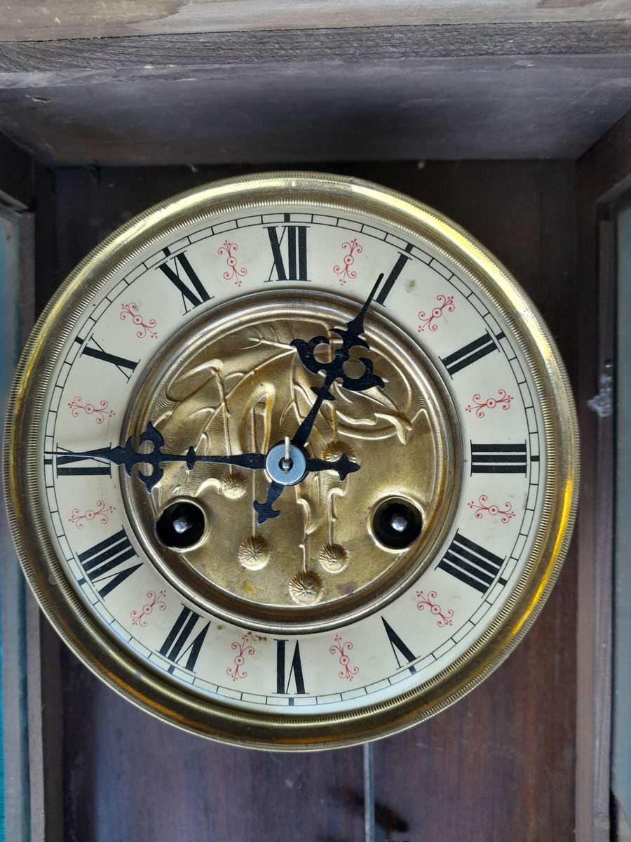 Vintage Gustav Becker Vienna wall clock -- Not Working--