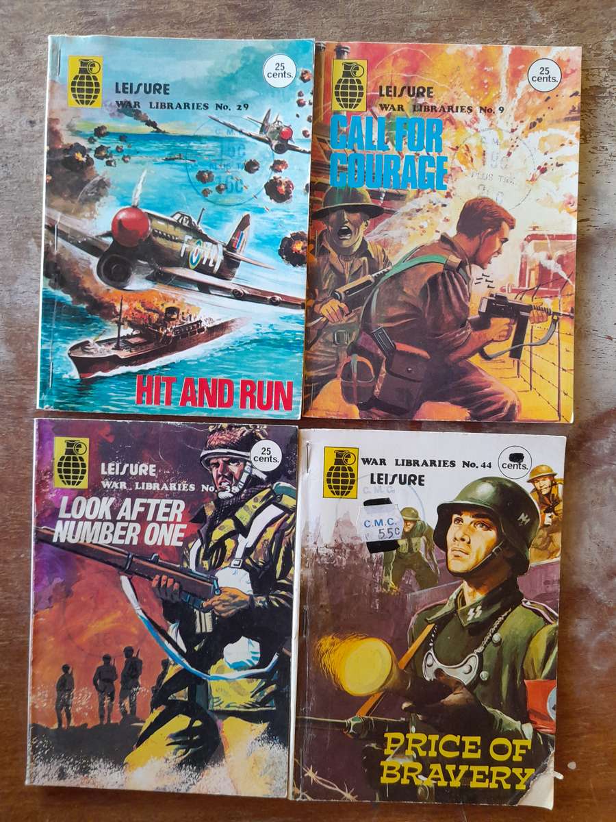 10 x LEISURE WAR LIBRARIES - (All for one bid)