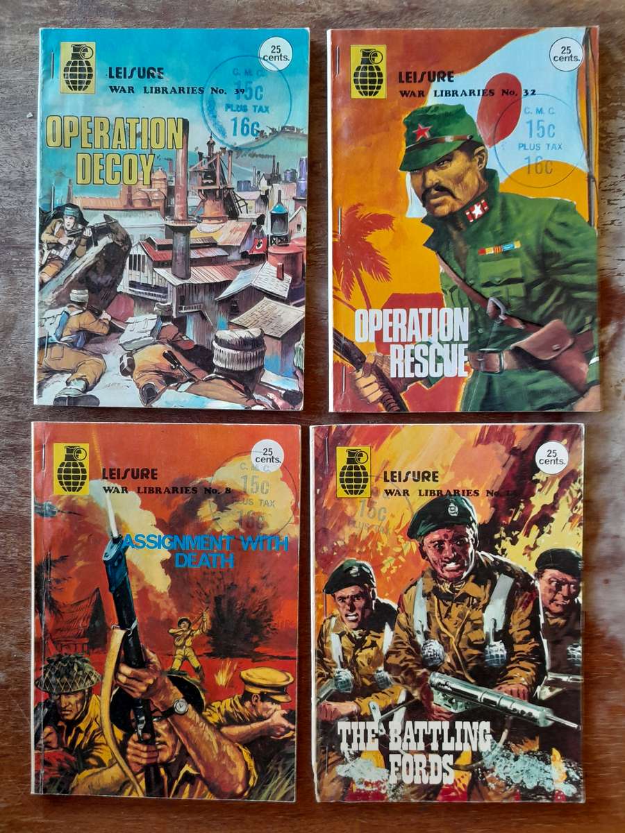 10 x LEISURE WAR LIBRARIES - (All for one bid)