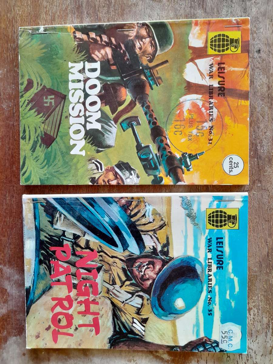 10 x LEISURE WAR LIBRARIES - (All for one bid)