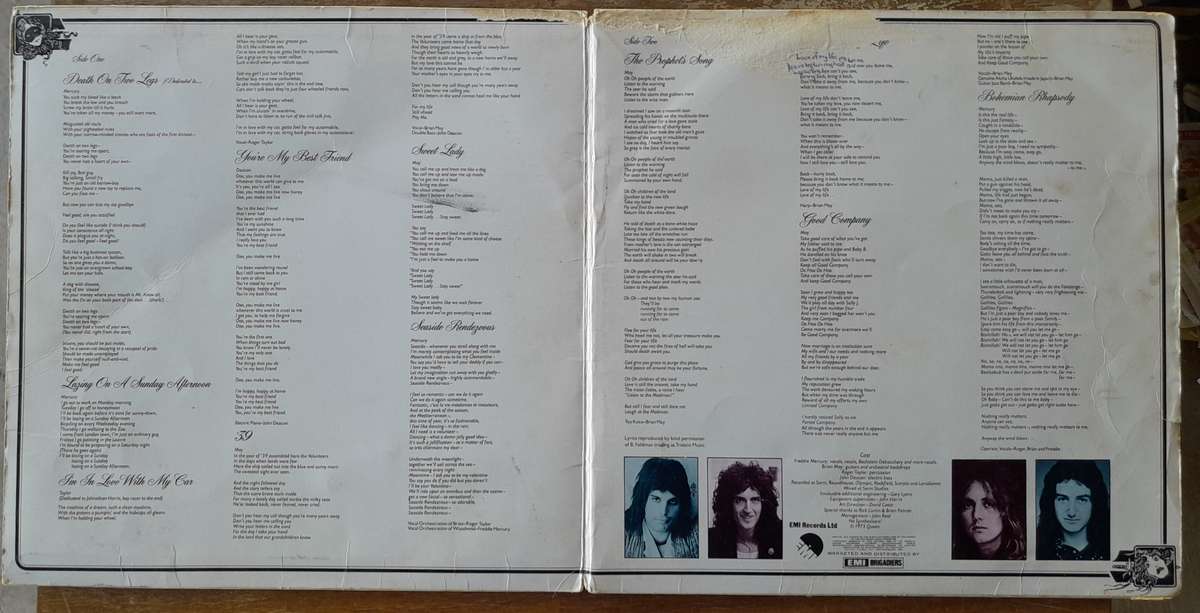QUEEN - A night at the Opera Vinyl LP