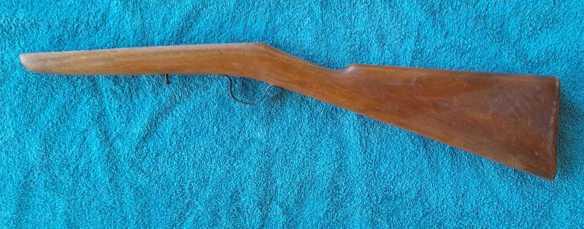 Wood rifle stock