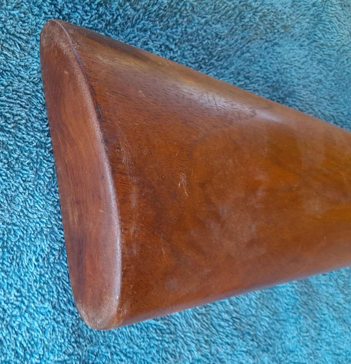Wood rifle stock