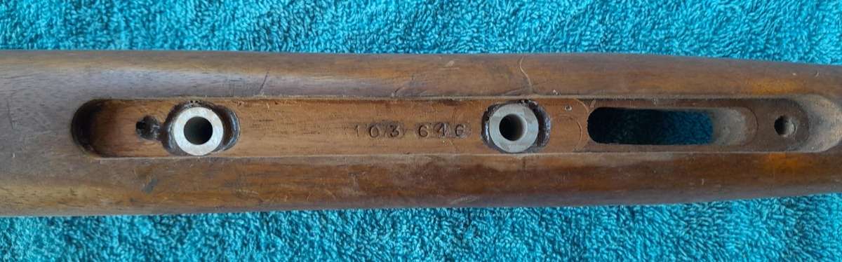 Musgrave 7.62 Rifle stock -- Wood