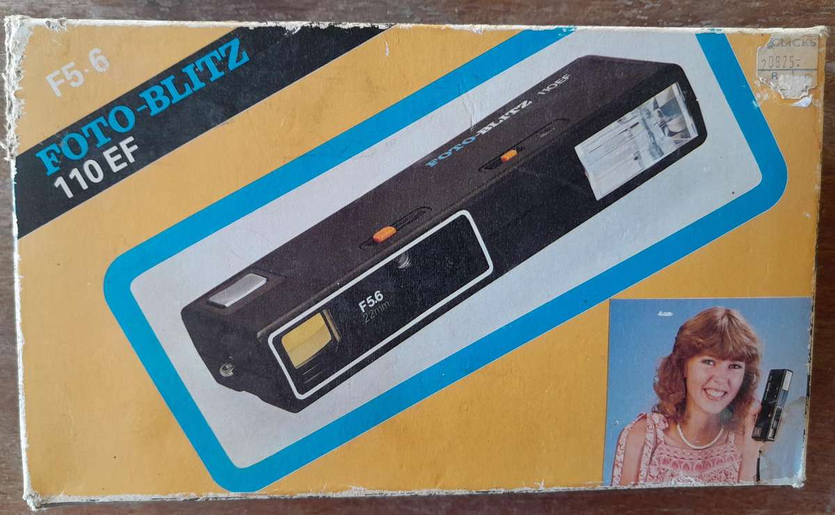 Foto blitz 110 EF 22 mm camera, With Original box and user manual